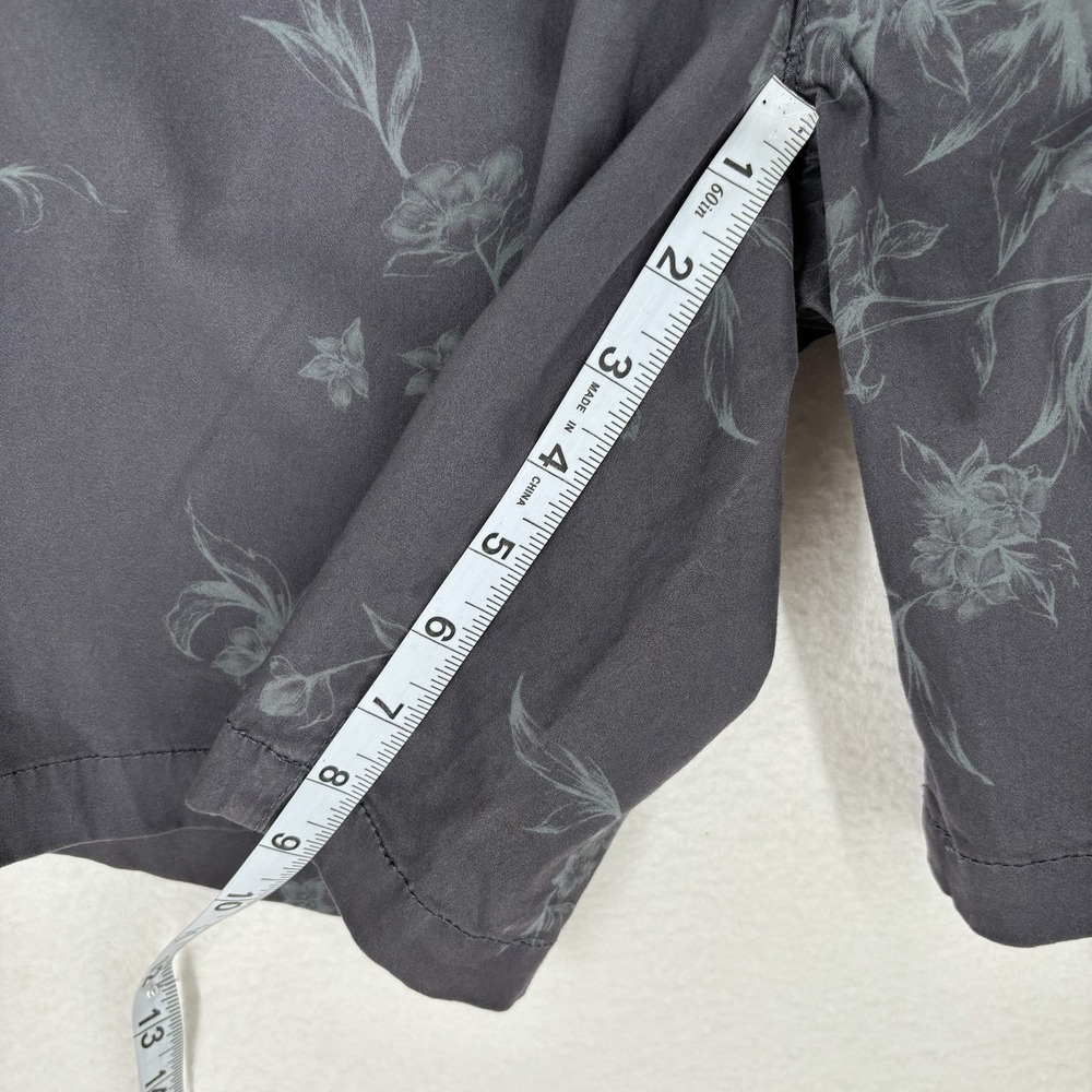 AG Adriano Goldschmied Wanderer Slim Shorts Mens 40 Gray Botanical Floral Chino - Picture 10 of 10